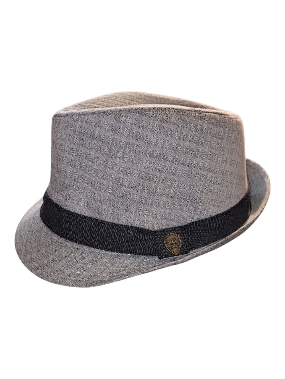 Pamoa Gray Fedora Hat Unisex 8 1/2"